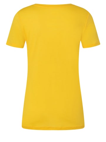 super.natural Merino T-Shirt W SKIING TEE in gelb