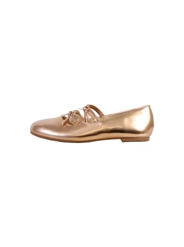 Poti Pati Supermodische Ballerinas für Kinder mit Gummizug Gold