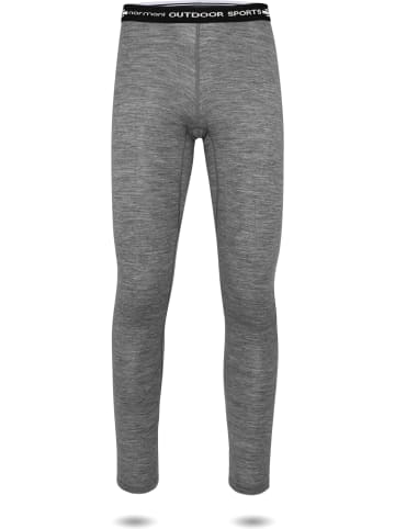 Normani Outdoor Sports Kinder Merino Unterhose Mackay in Grau