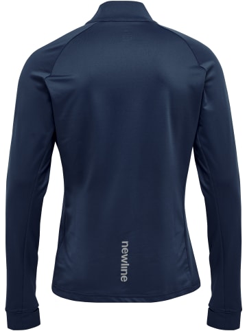 Newline Reißverschluss Sweatshirt Raglanärmel Men's Core Herren in BLACK IRIS