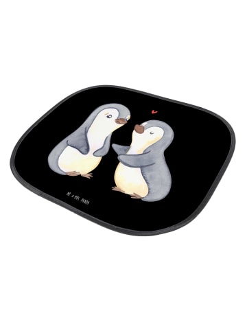 Mr. & Mrs. Panda sonnenschutz Pinguine trösten ohne Spruch in Schwarz