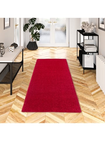 Snapstyle Hochflor-Teppich Mona in rot