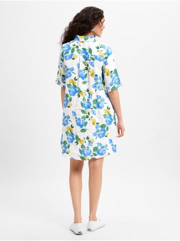 Marie Lund Kleid in blau gelb - 0043