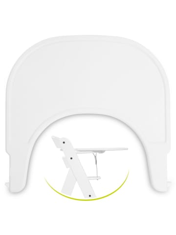 Hauck Essbrett und Tisch für Alpha Hochstuhl (Click Tray) in weiss