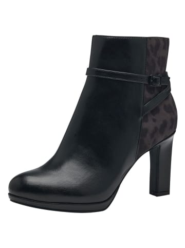 Marco Tozzi Stiefelette in BLACK/LEO