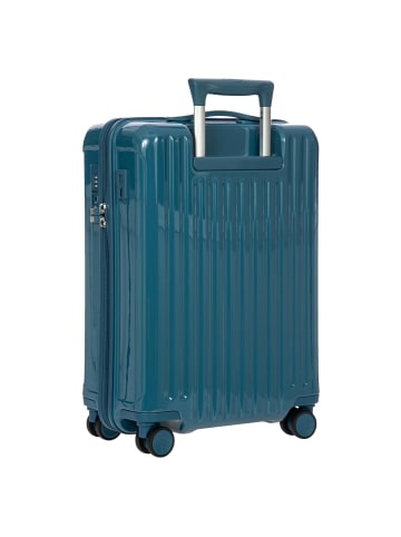 BRIC`s Positano - 4-Rollen Kabinentrolley 55 cm USB (emerald green) in oktan