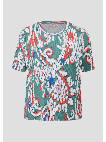 s.Oliver T-Shirt in 65A1_dunkles türkis