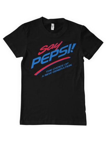 Pepsi Co T-Shirt "Say T-Shirt" in Schwarz