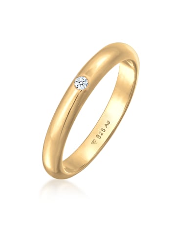 Elli DIAMONDS  Ring 925 Sterling Silber Verlobungsring in Gold