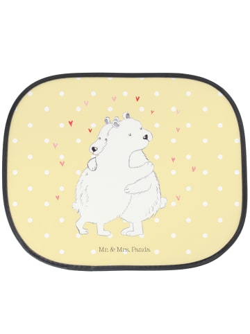 Mr. & Mrs. Panda sonnenschutz Eisbär Umarmen ohne Spruch in Gelb Pastell