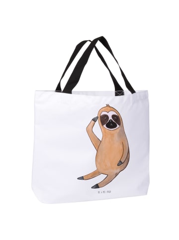 Mr. & Mrs. Panda Schultertasche Faultier Vogel ohne Spruch in Weiß
