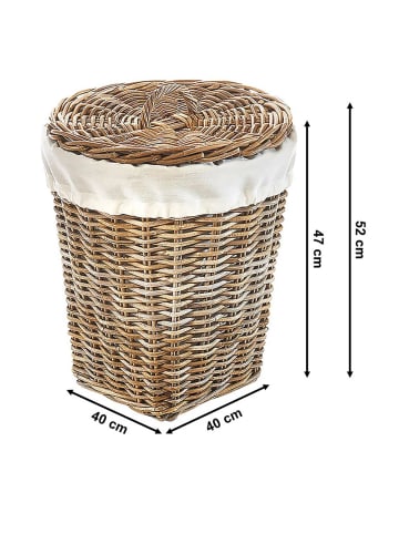 kobolo Wäschekorb KUBUS2 in Braun