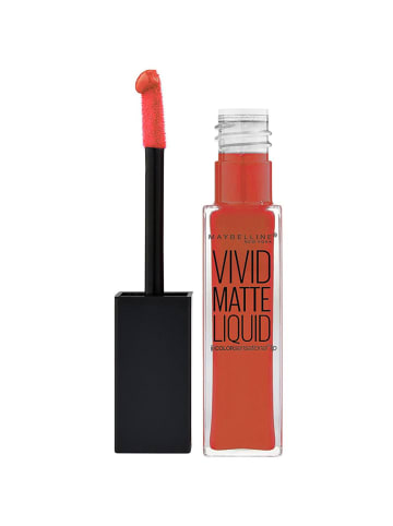 Maybelline New York Vivid Matte Liquid Lippenstift - 25 Orange Shot 8 ml