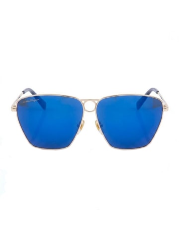 Salvatore Ferragamo Sonnenbrille in Gold