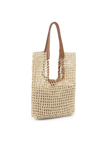 FREDs BRUDER Sun Carrier Schultertasche 34 cm in natural straw desert brown