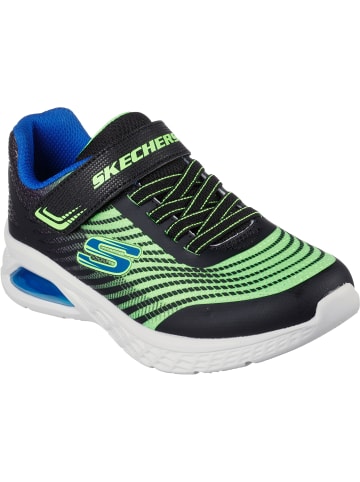 Skechers Sneaker MICROSPEC MAX 2.0 in black-lime-blue