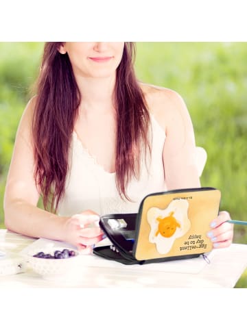 Mr. & Mrs. Panda Etui Spiegelei Ei Design mit Spruch in Weiß