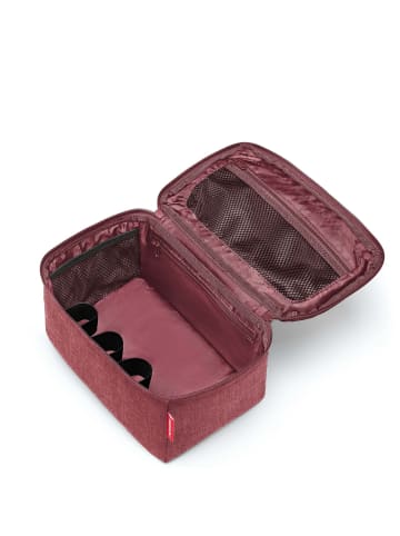 Reisenthel travelling - Beautycase 27 cm (leo vanilla) in twist maroon