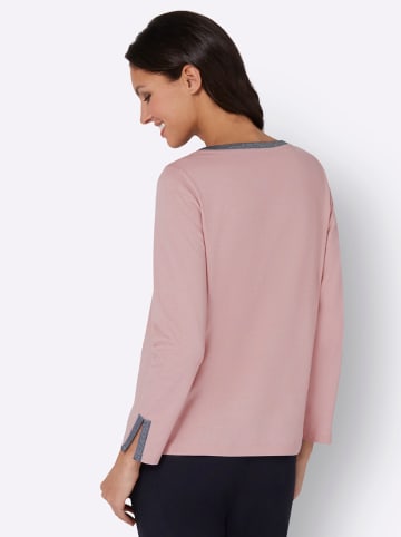 Sieh an! Langarmshirt in hortensie