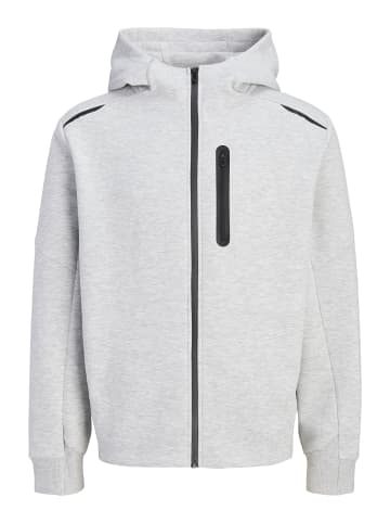 Jack & Jones Kapuzenpullover in Light Grey Melange