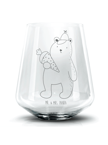 Mr. & Mrs. Panda Glas Bär Schultüte ohne Spruch in Transparent