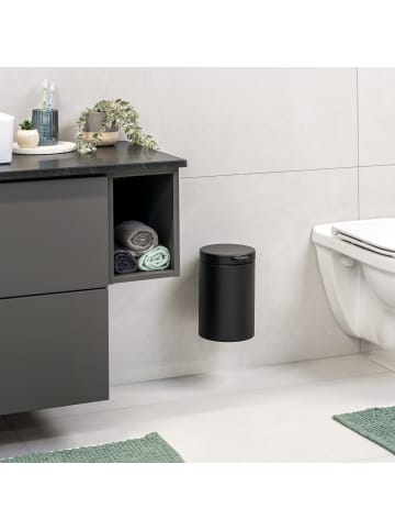 bremermann Wand-Kosmetikeimer 3 Liter schwarz