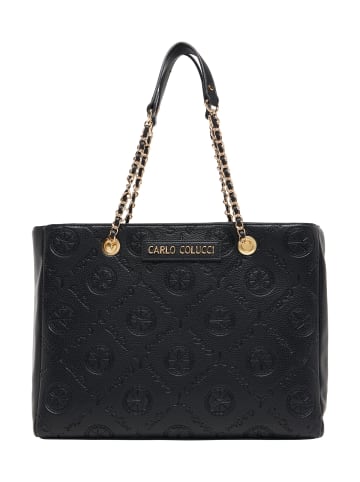 Carlo Colucci Shopper Essarti in Schwarz