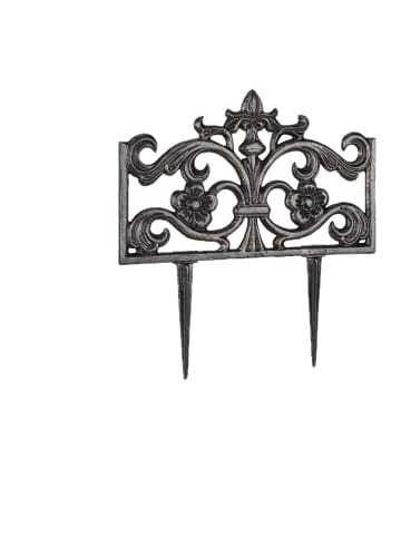 relaxdays Beetzaun in Bronze - (B)36 x (H)37 cm