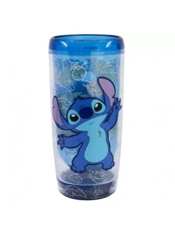 Disney Doppelwandiges Kunststoff-Premium-Glas 705ml Stich HANA (mit