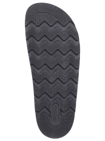 rieker Pantoletten Lifestyle in Schwarz