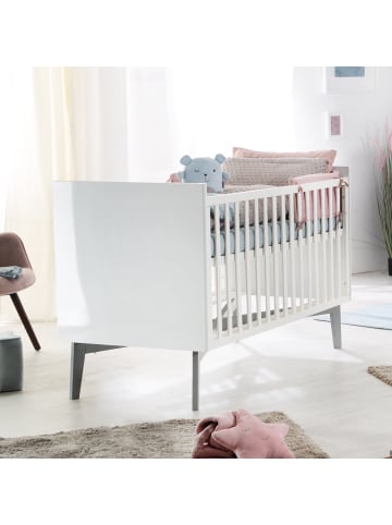 roba Lil Planet' Bettwäsche-Set 2-tlg, Bio-Baumwolle 100 x 135 cm - Silbergrau