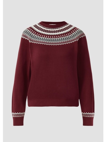 s.Oliver Strickpullover in 3902_bordeaux