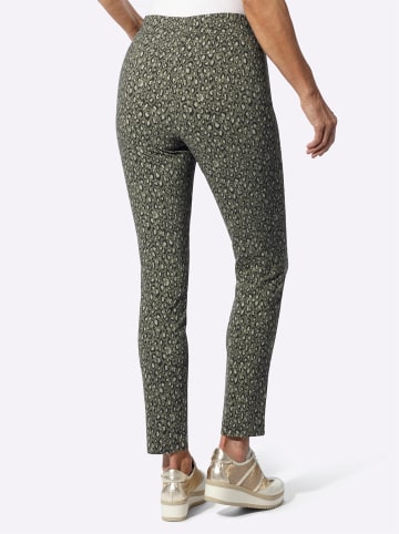 Sieh an! Bengalinhose in khaki-graphit-bedruckt