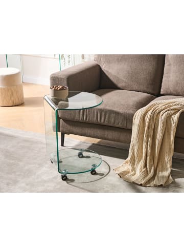 Beliani Beistelltisch MINTO in Transparent - (W) 45 x (H) 56 x (L) 35 cm