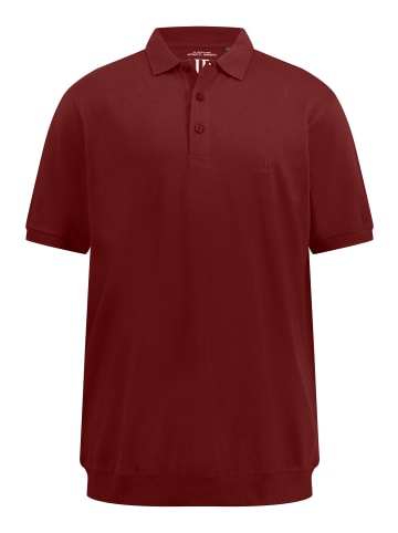 JP1880 Poloshirt in dunkel kirschrot