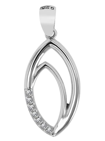 Adeliás Damen Anhänger aus 925 Silber mit Zirkonia in silber