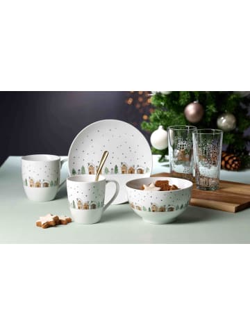 Ritzenhoff & Breker 6er Set Müslischalen Winterdorf ø 15 cm in weiß