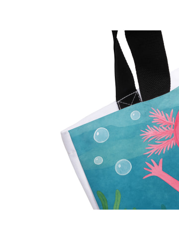 Mr. & Mrs. Panda Shopper Tasche Axolotl Hurra Design ohne Spruch in Weiß