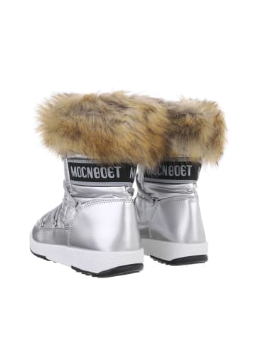 Ital-Design Stiefelette in Silber