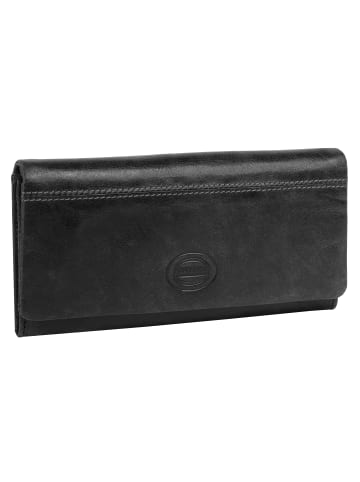 Geldbörse echt Leder in schwarz