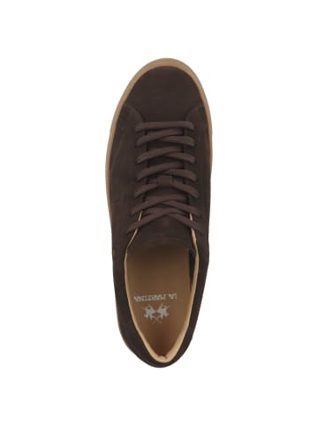 La Martina Sneaker low LFM262 in dunkelbraun