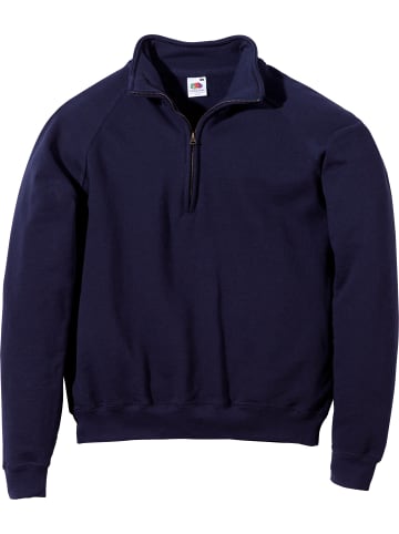 Fruit of the Loom Sweat Unisex-Troyer in dunkelblau