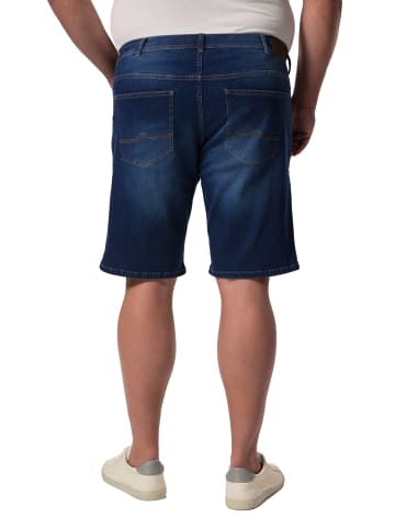 Men Plus Bermuda in blue stone