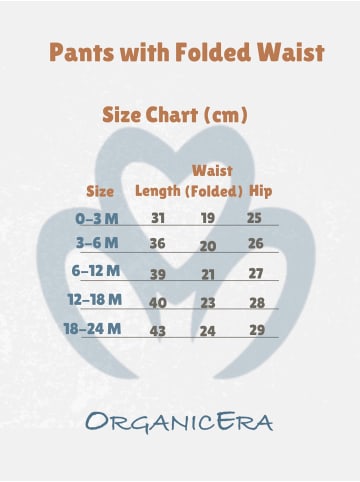 OrganicEra Baby Schlupfhose in Indigo Melange