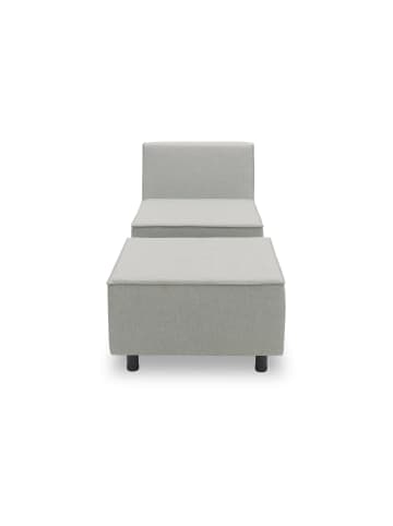 58 aufm Kessel GARTENLOUNGE Set 1 Brandie 146x77x176 mit Outdoorbezug in silber