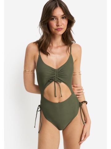 LSCN BY LASCANA Badeanzug in oliv