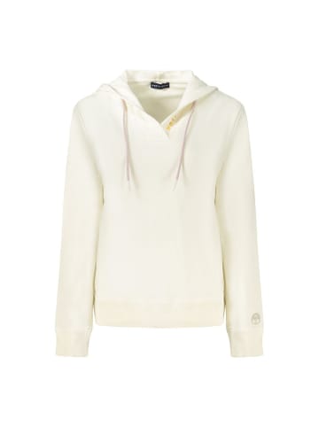 North Sails Weißes Baumwoll-Kapuzen-Sweatshirt
