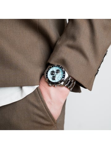 s.Oliver Armbanduhr Solid Chrono in silber