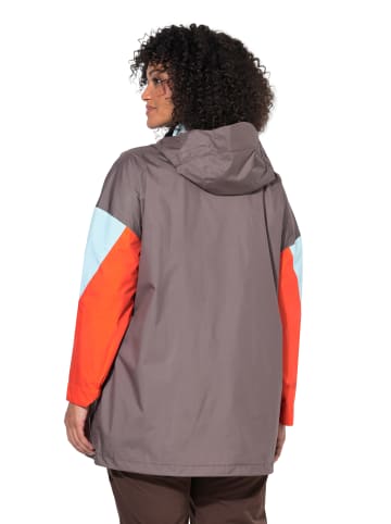 Funktionsjacke in dunkles taupe