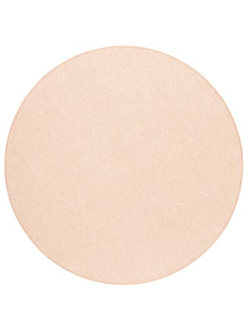 Snapstyle Velours-Teppich Strong Rund in sand